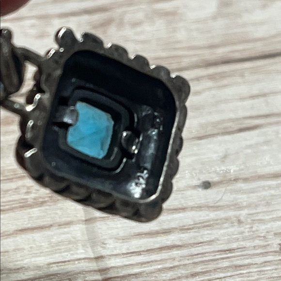 925 Sterling Silver and Aquamarine Pendant - Picture 5 of 6